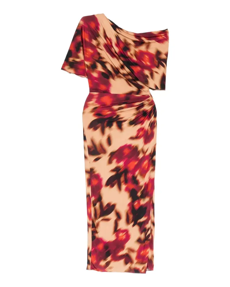 Amsale Kleid mit Print - Orange Orange