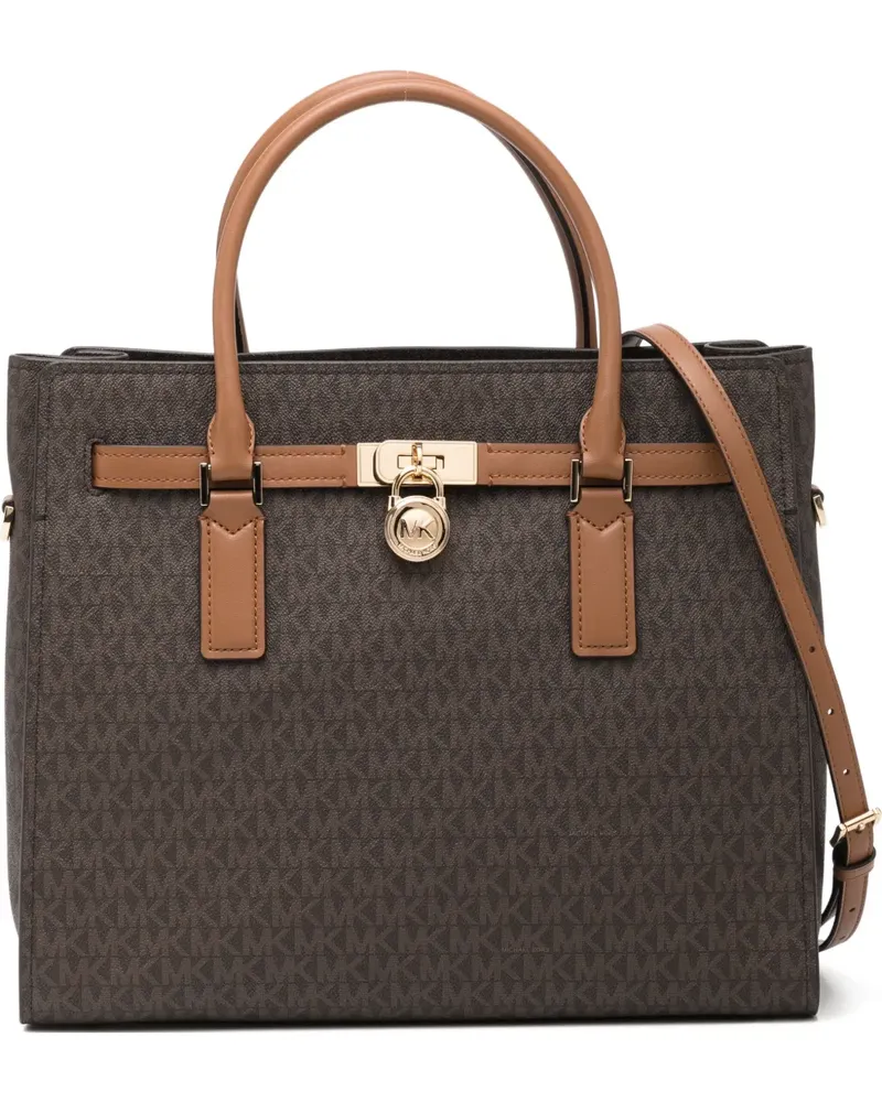 Michael Kors Großer Hamilton Moderne Tote Bag - Braun Braun