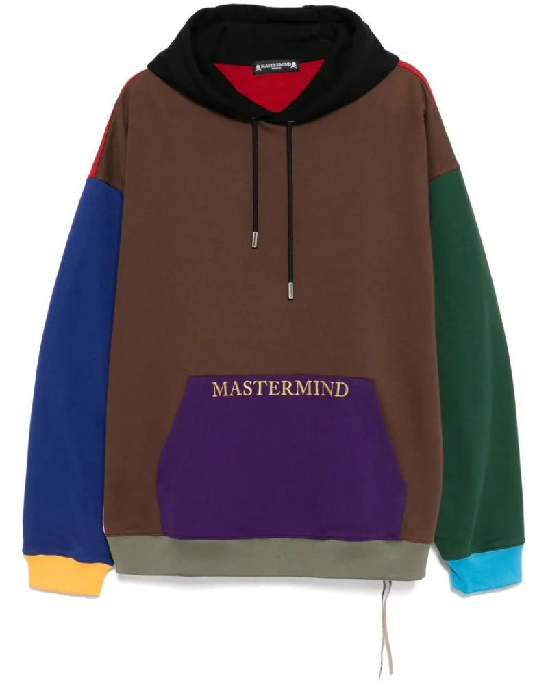 Mastermind World Patchwork-Hoodie - Braun Braun