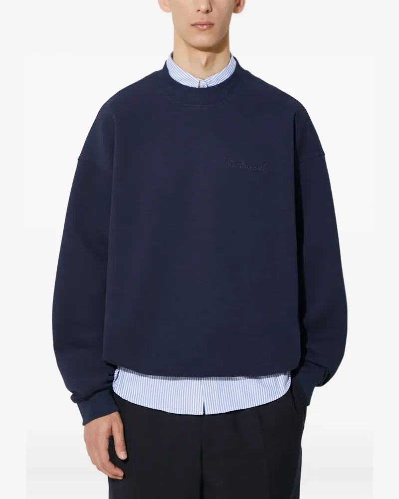 Lacoste Sweatshirt mit Stickerei - Blau Blau