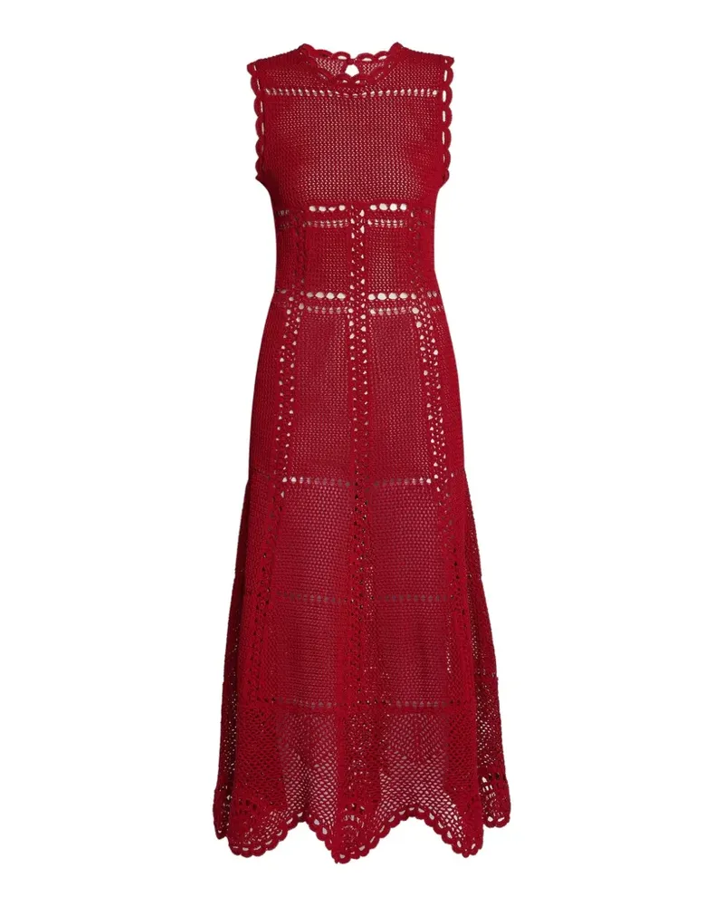 Erdem Gehäkeltes Kleid - Rot Rot