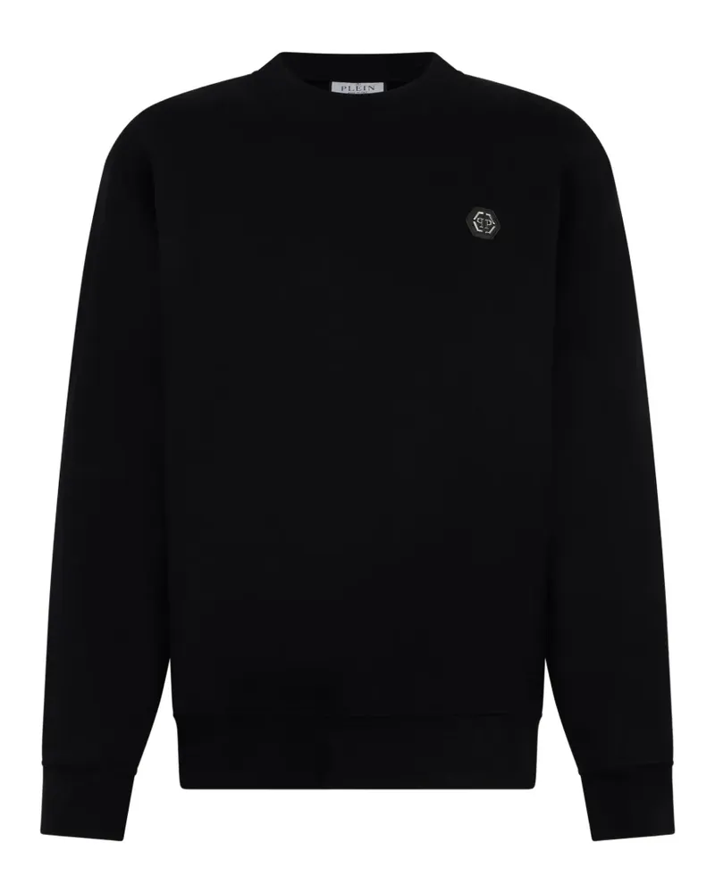 Philipp Plein Sweatshirt mit rundem Ausschnitt - Schwarz Schwarz