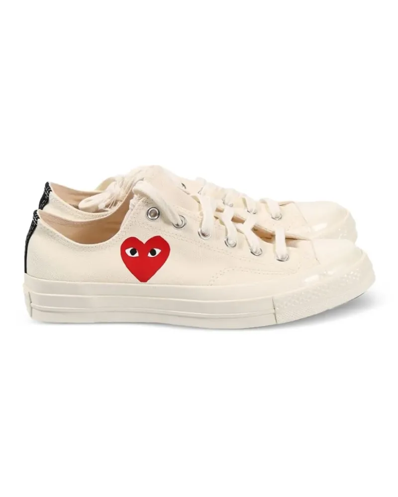Comme des Garçons Sneakers mit Herz-Print - Nude Nude