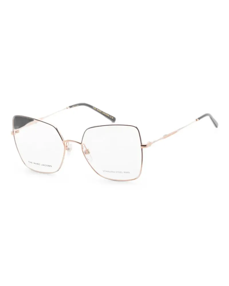 Marc Jacobs Brille mit geometrischem Gestell - Gold Gold