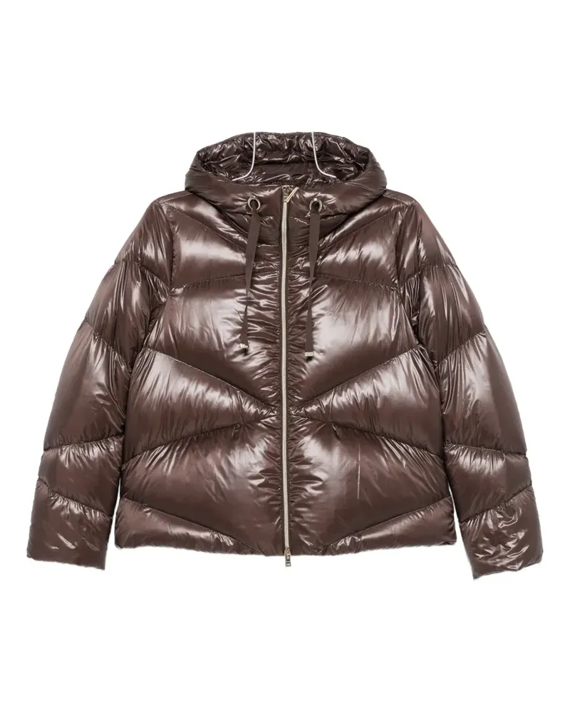 Herno quilted hooded jacket - Braun Braun