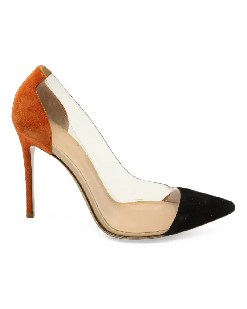 Gianvito Rossi Plexi Pumps - Orange Orange