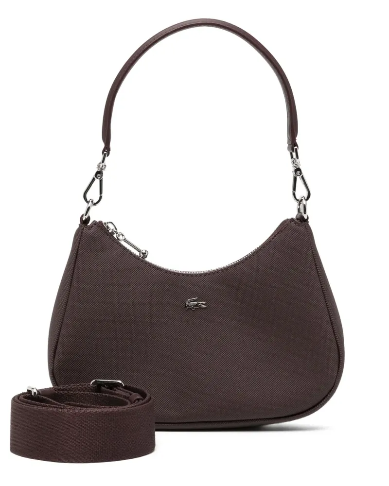 Lacoste Umhängetasche mit Logo-Schild - Braun Braun