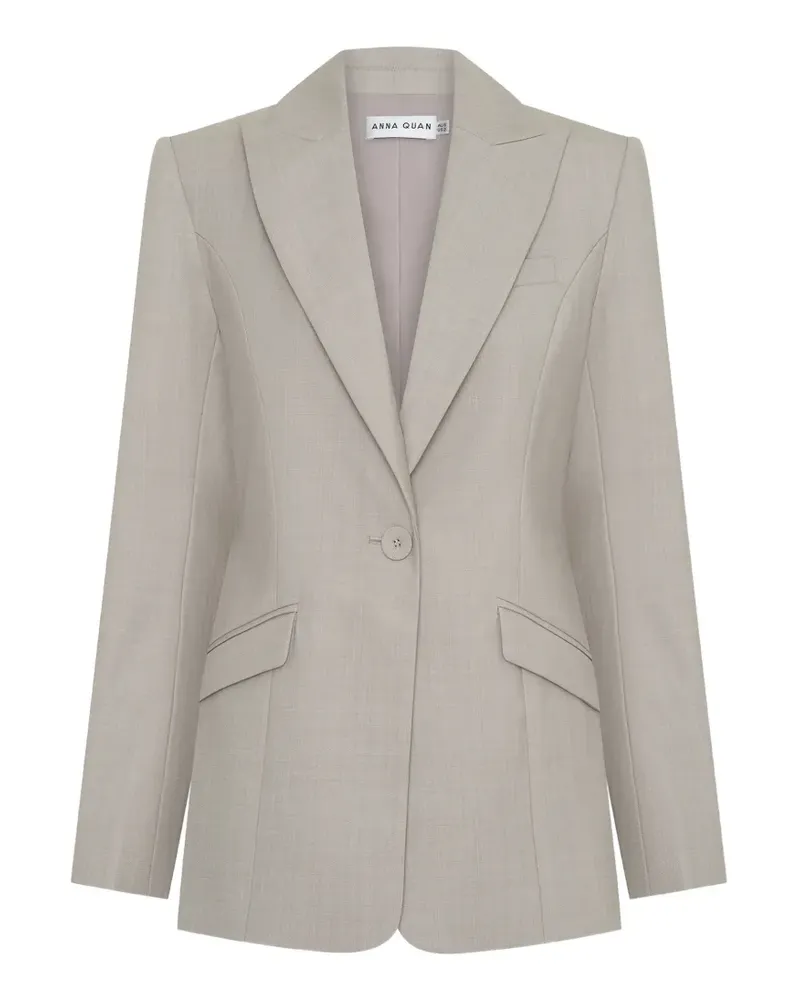 Anna Quan Avedon single-breasted blazer - Grau Grau