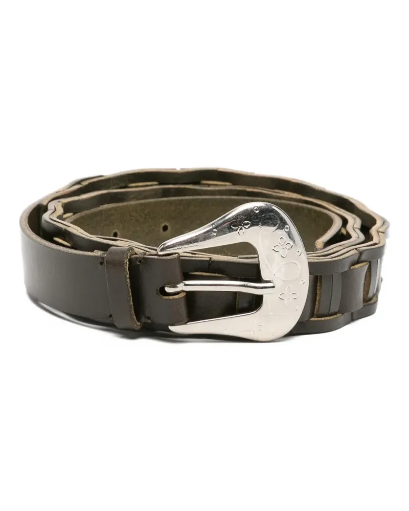 Namacheko braided-design belt - Braun Braun