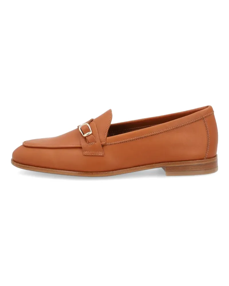 FRAU buckle-strap leather loafers - Nude Nude