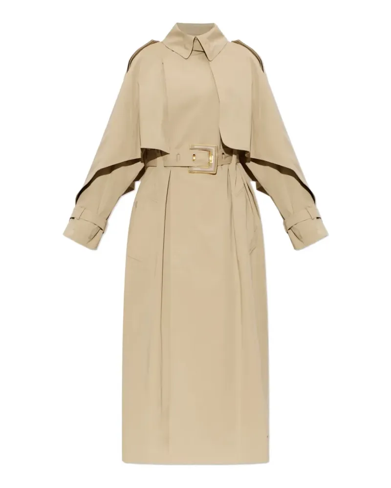 Balmain trench coat with belt - Nude Nude