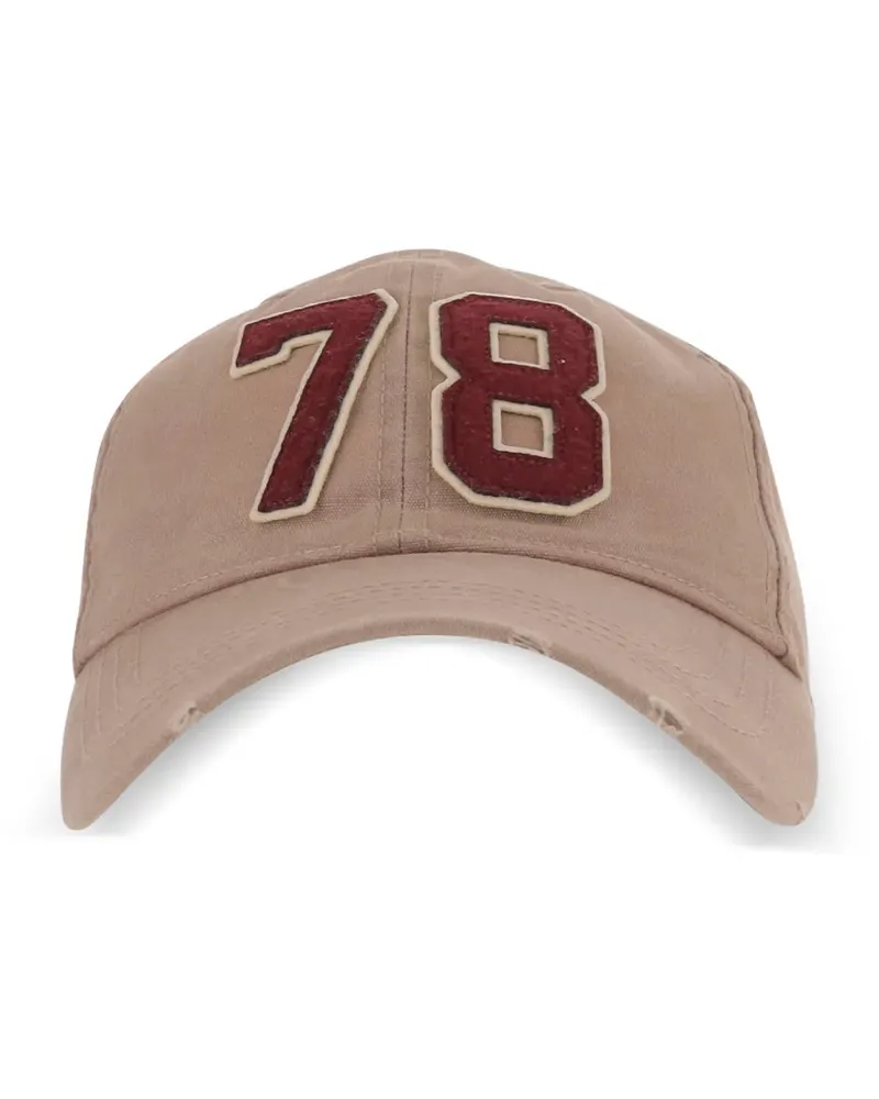Golden Goose appliqué baseball hat - Nude Nude
