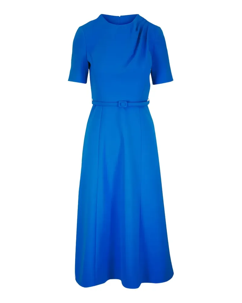 Carolina Herrera New York belted draped dress - Blau Blau
