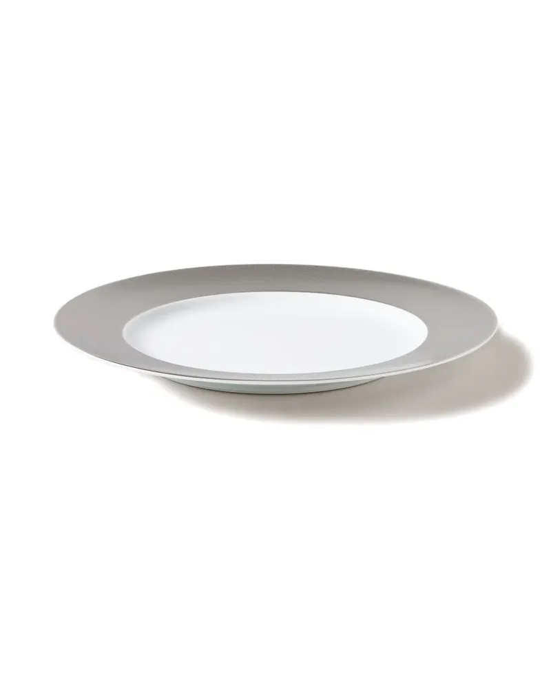 Ralph Lauren Home Hewitt Teller mit strukturiertem Rand (21,6cm) - Grau Grau