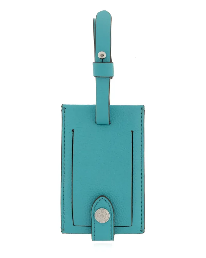 Tory Burch Gepäckanhänger aus Leder - Blau Blau