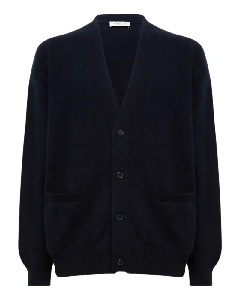 Laneus Cardigan mit Knopfverschluss - Blau Blau
