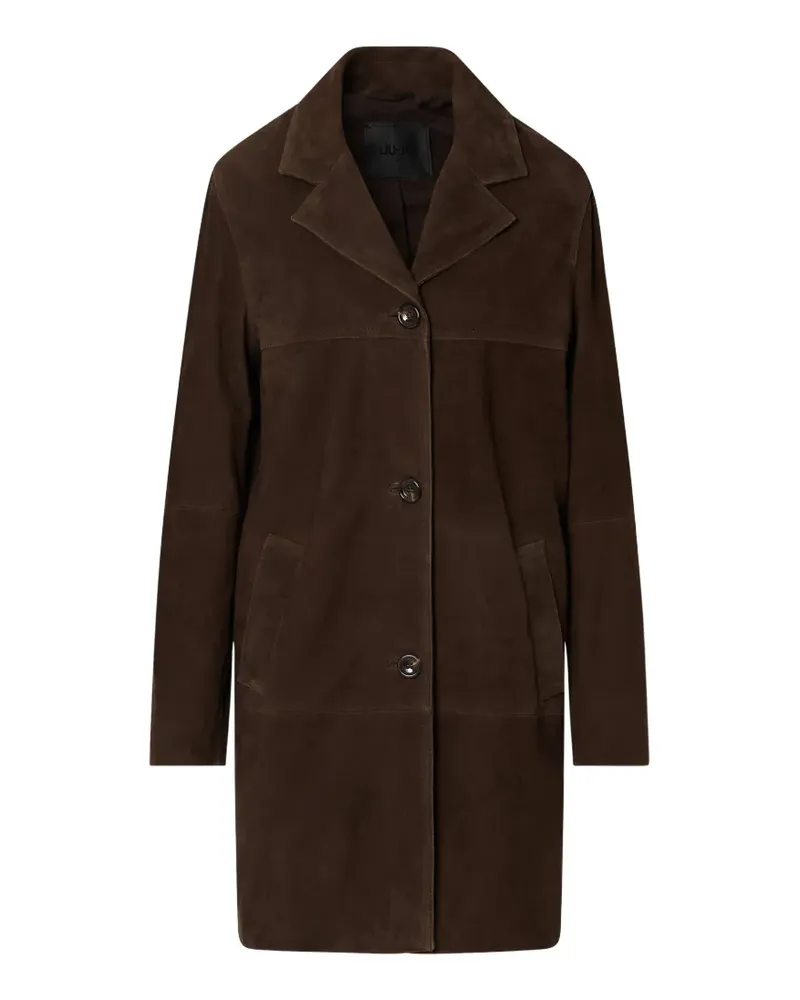 Liu Jo long suede jacket - Braun Braun