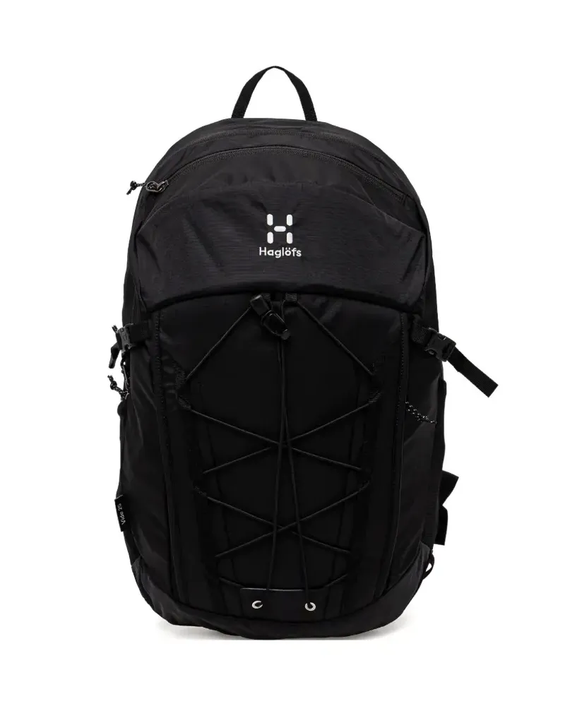 Haglöfs Vide logo drawstring backpack - Schwarz Schwarz