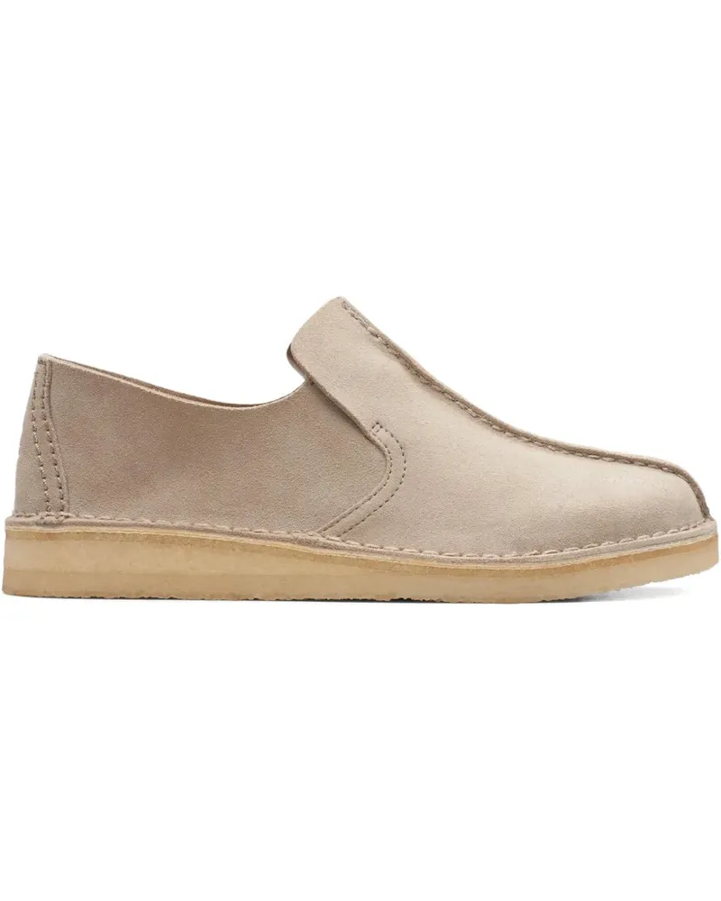 Clarks Desert Mosier "Sand" Loafer - Nude Nude
