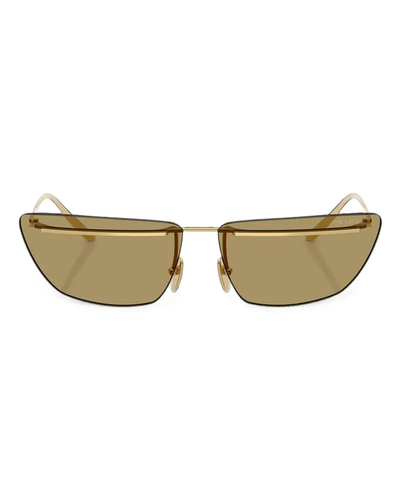 Prada Rahmenlose Sonnenbrille - Gold Gold