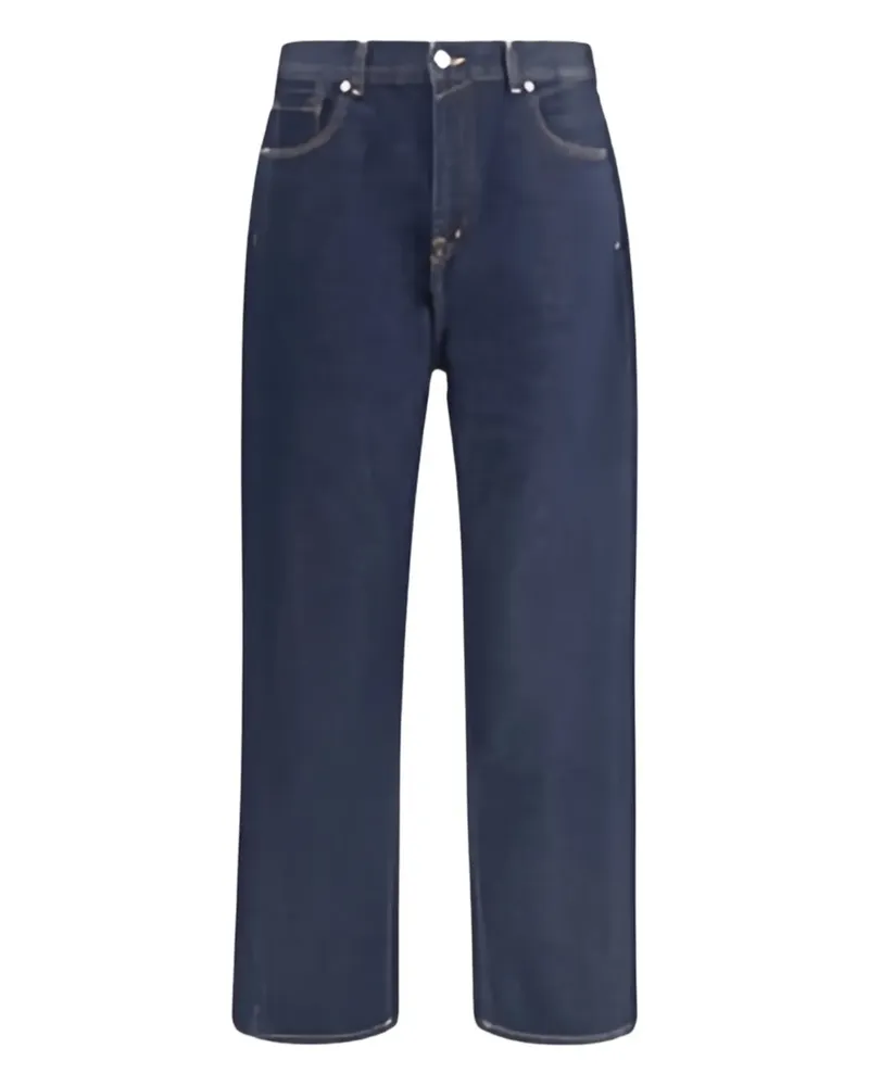 7 for all mankind Jeans mit verdrehtem weiten Bein - Blau Blau