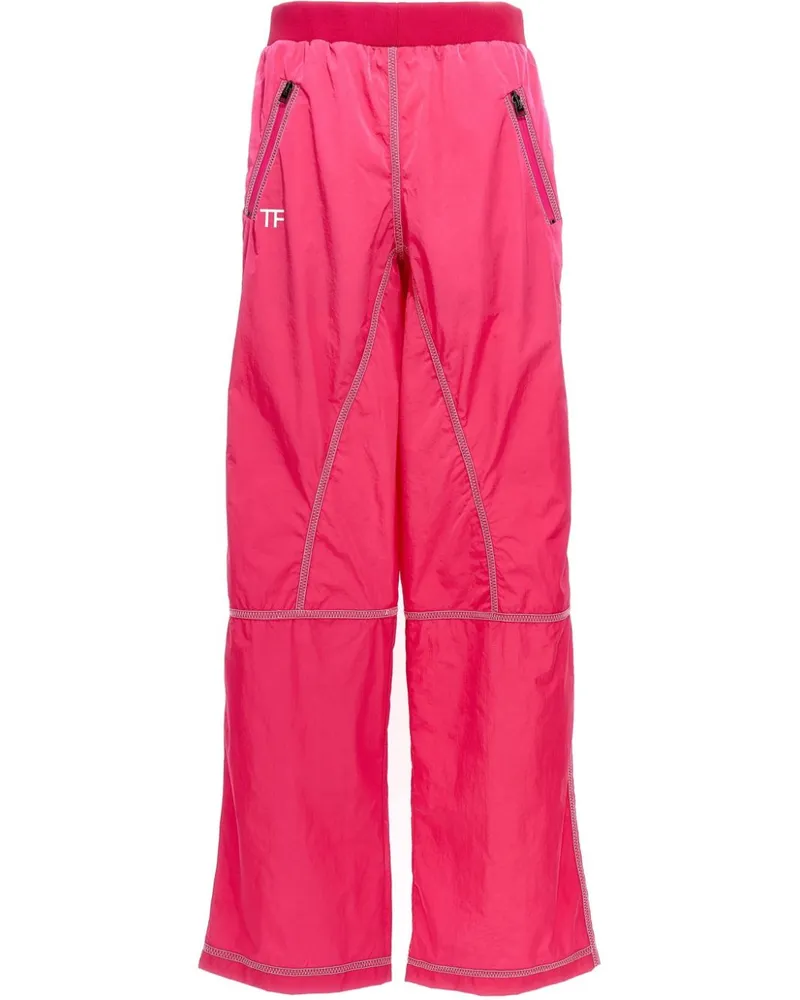 Tom Ford Hose mit Logo - Rosa Rosa