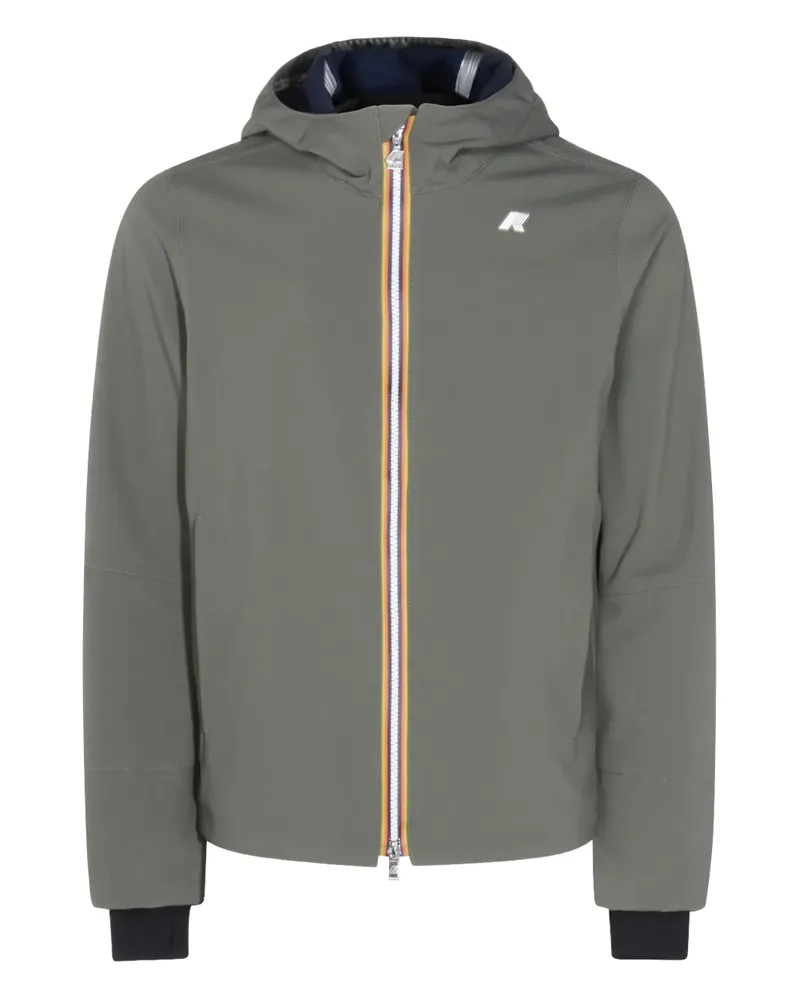 K-Way Kapuzenjacke mit Reißverschluss - Grau Grau