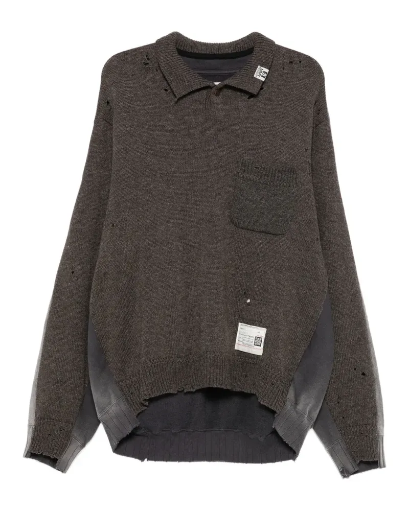MIHARAYASUHIRO Langärmeliger Pullover - Braun Braun