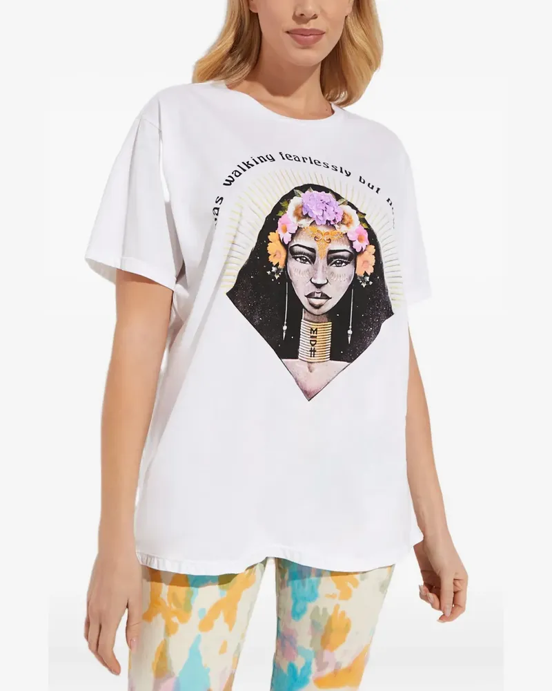 One Teaspoon round-neck T-shirt - Weiß Weiß