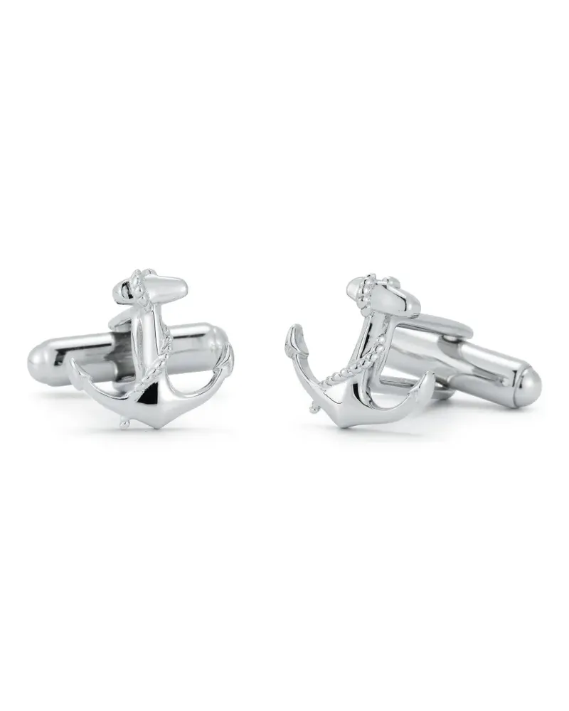 MATEO Anchor Manschettenknöpfe - Silber Silber