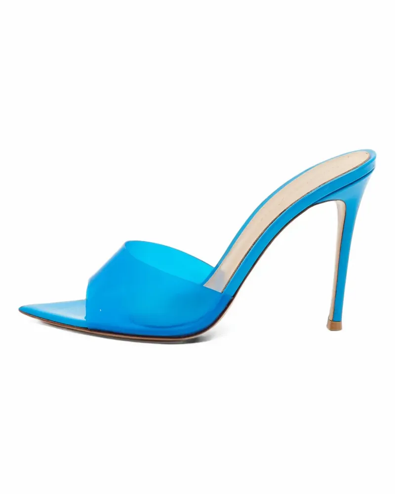 Gianvito Rossi Elle pointed sandals - Blau Blau