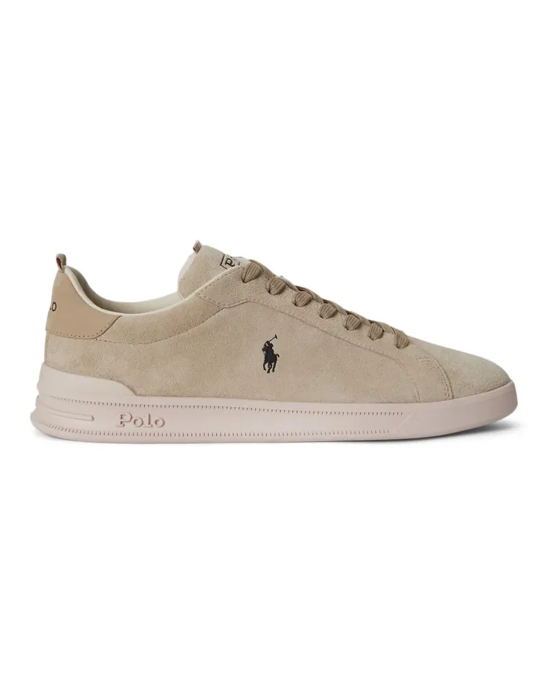 Ralph Lauren Sneakers aus Wildleder - Nude Nude