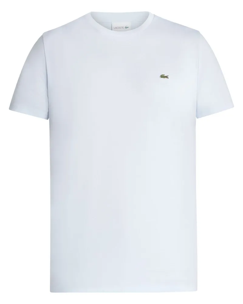 Lacoste T-Shirt mit Logo-Patch - Blau Blau