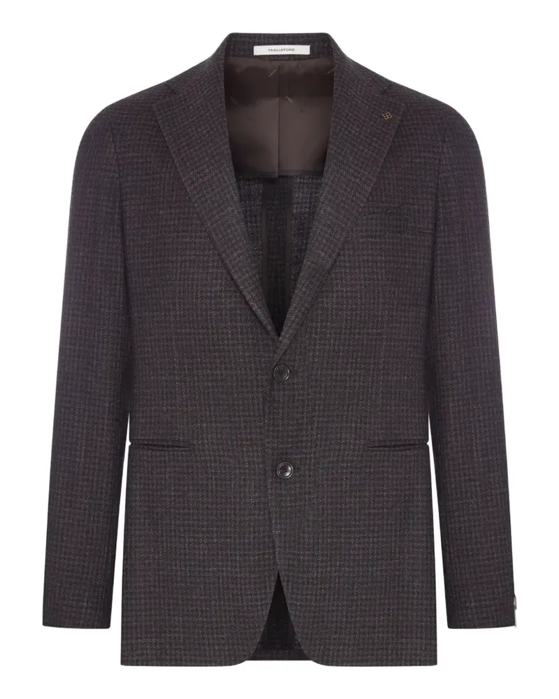 Tagliatore micro-check single-breasted blazer - Braun Braun