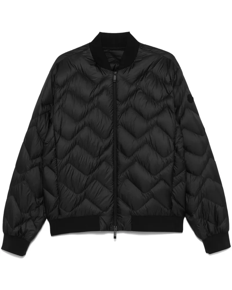 Moncler Brun Bomberjacke - Schwarz Schwarz