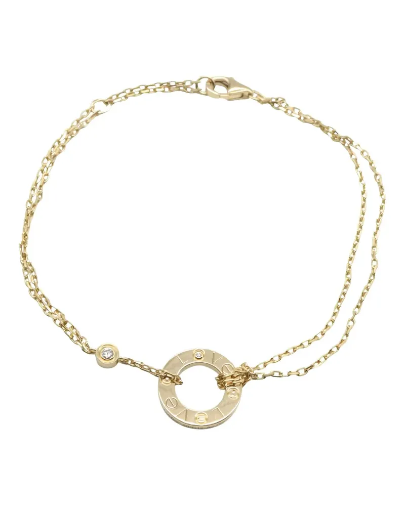 Cartier 18K yellow gold Love Circle diamond bracelet Gold