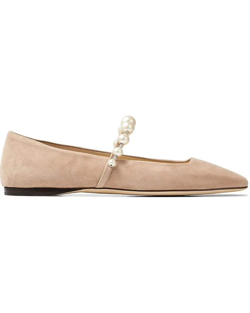 Jimmy Choo Ballerinas mit eckiger Kappe - Rosa Rosa