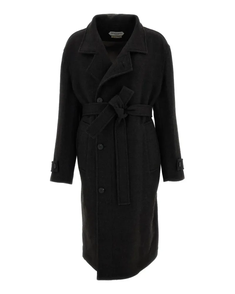 Wooyoungmi belted button-up coat - Braun Braun