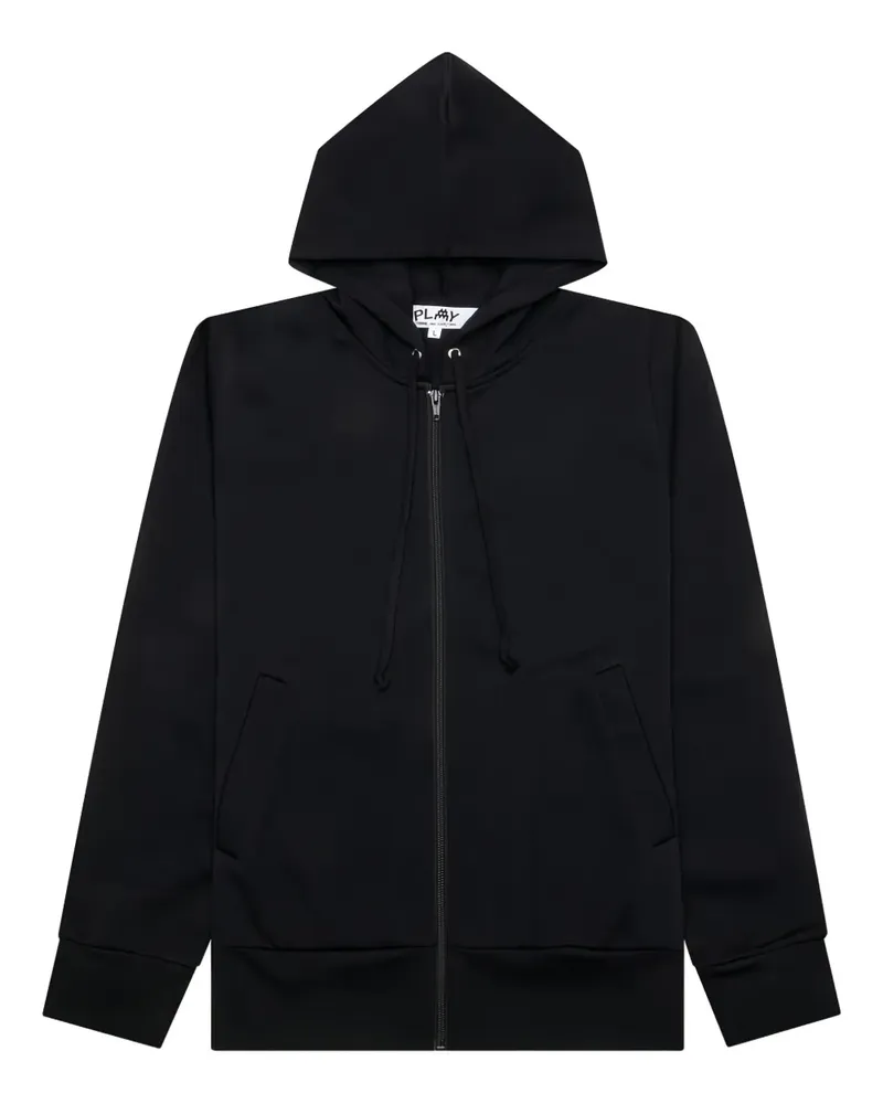 Comme des Garçons Kapuzenjacke mit Reißverschluss - Schwarz Schwarz