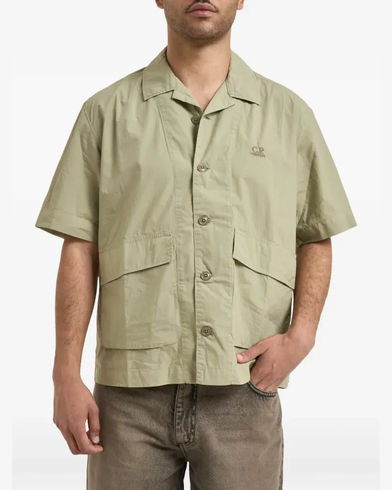 C.P. Company button flap pocket shirt - Grün Grün