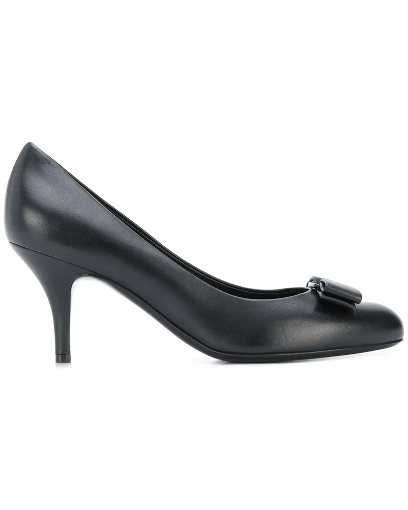 Ferragamo Carla' Pumps mit Schleife - Schwarz Schwarz