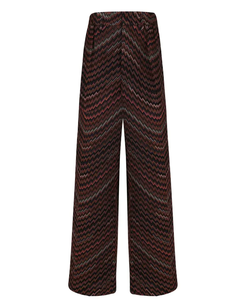Missoni Hose mit Chevron-Muster - Braun Braun