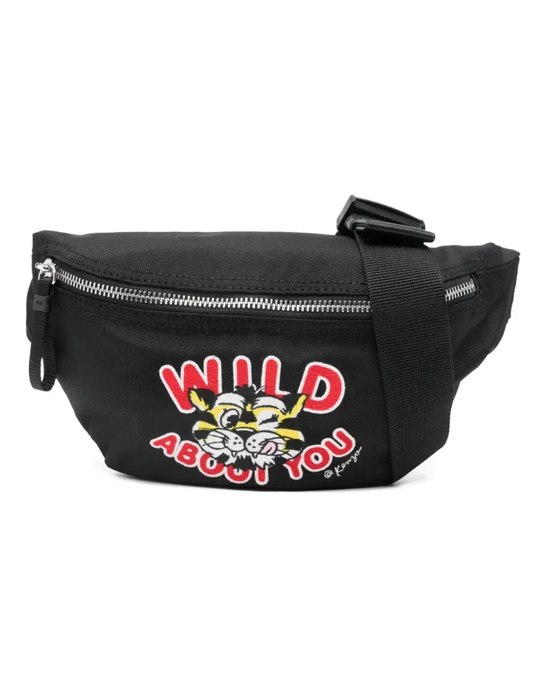 Kenzo Wild Tiger belt bag - Schwarz Schwarz