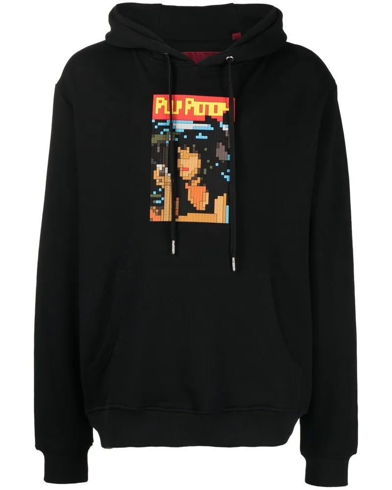 Mostly Heard Rarely Seen Pulp Fiction Hoodie Schwarz