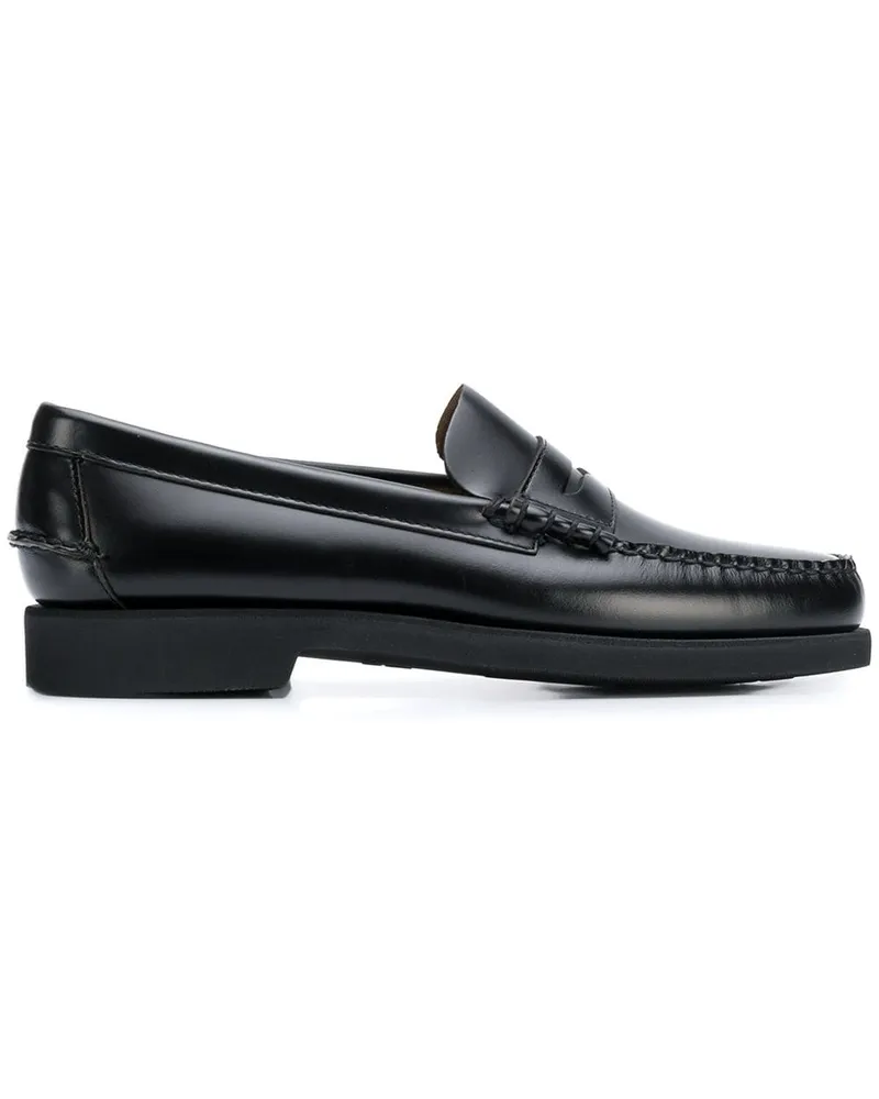 Sebago Dan' Loafer in Glanzoptik - Schwarz Schwarz