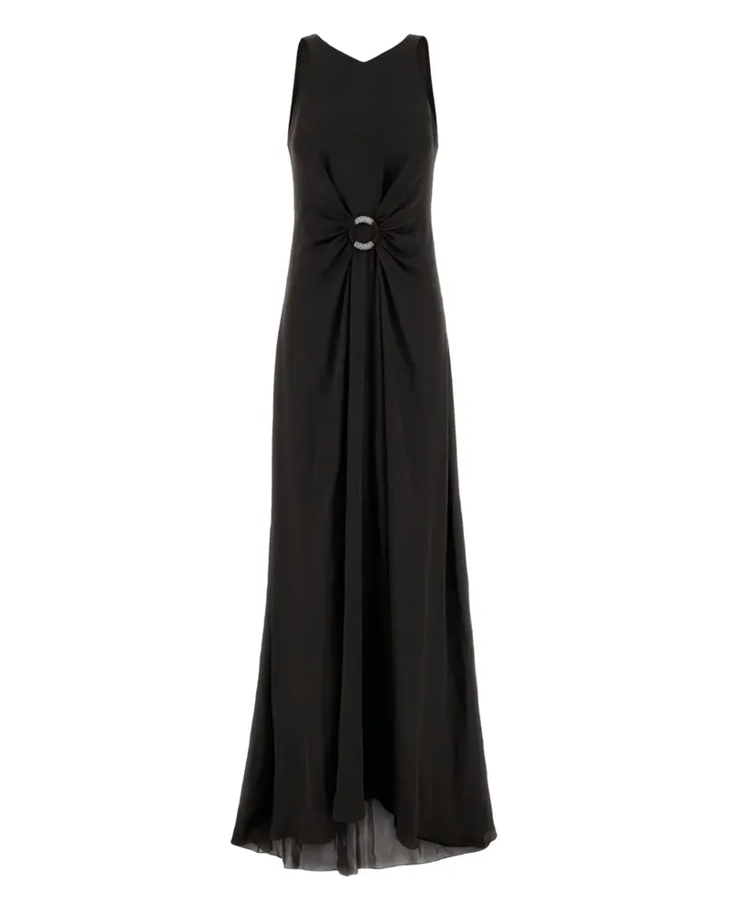 Giorgio Armani Verziertes Maxikleid - Braun Braun