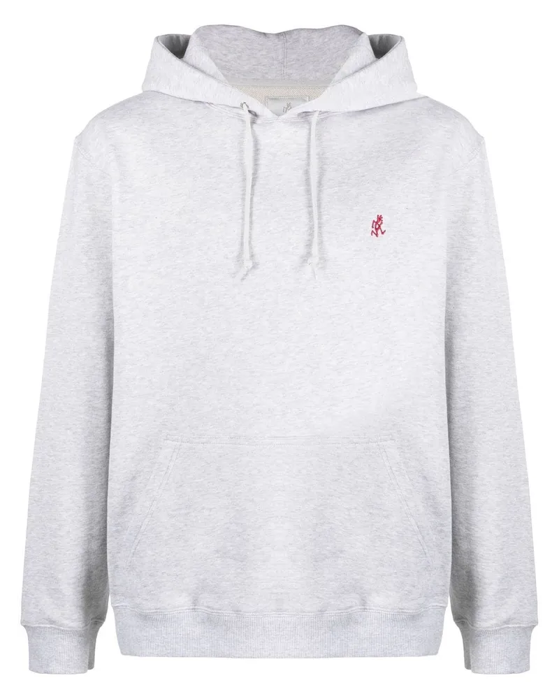 GRAMICCI Hoodie mit Logo-Stickerei Grau