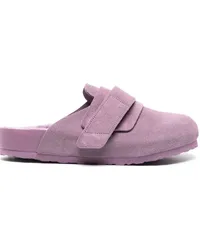 Birkenstock x Tekla Nagoya Clogs aus Wildleder Violett