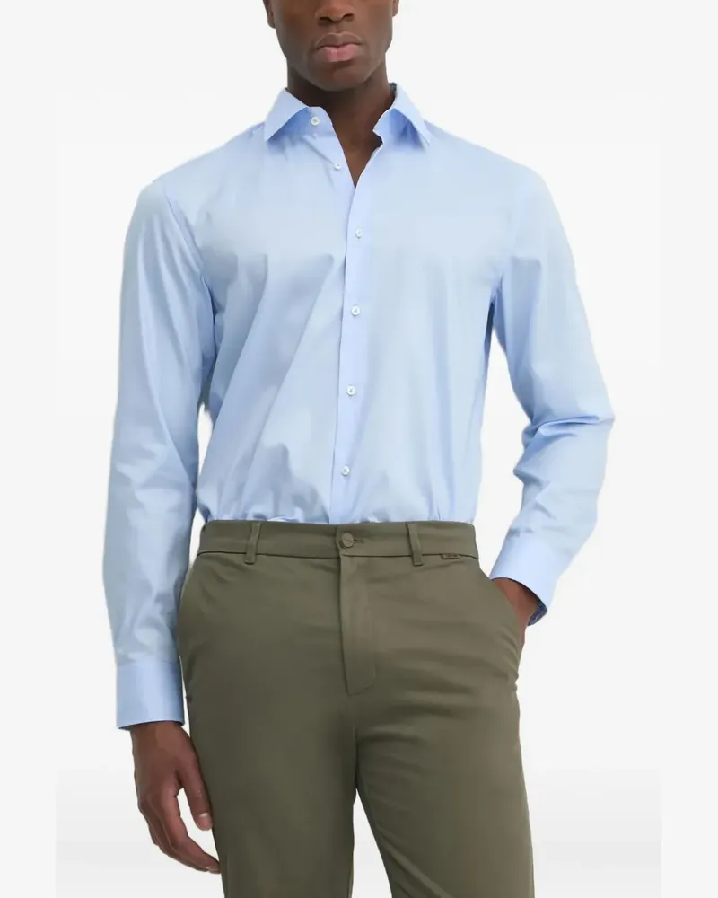 HUGO BOSS Langärmeliges Hemd - Blau Blau