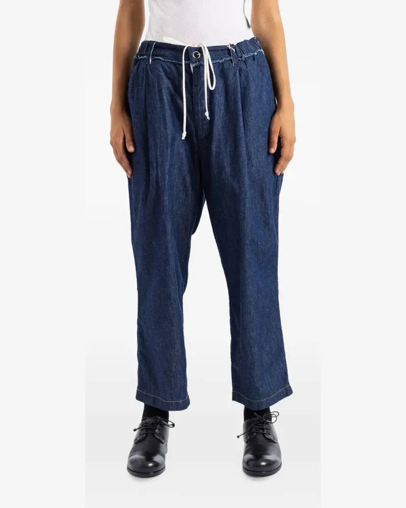 COTTLE Gurkha Jeans mit Kordelzug - Blau Blau